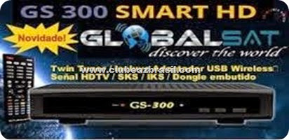 ATUALIZAÇÃO GLOBALSAT GS 300 HD WIFI